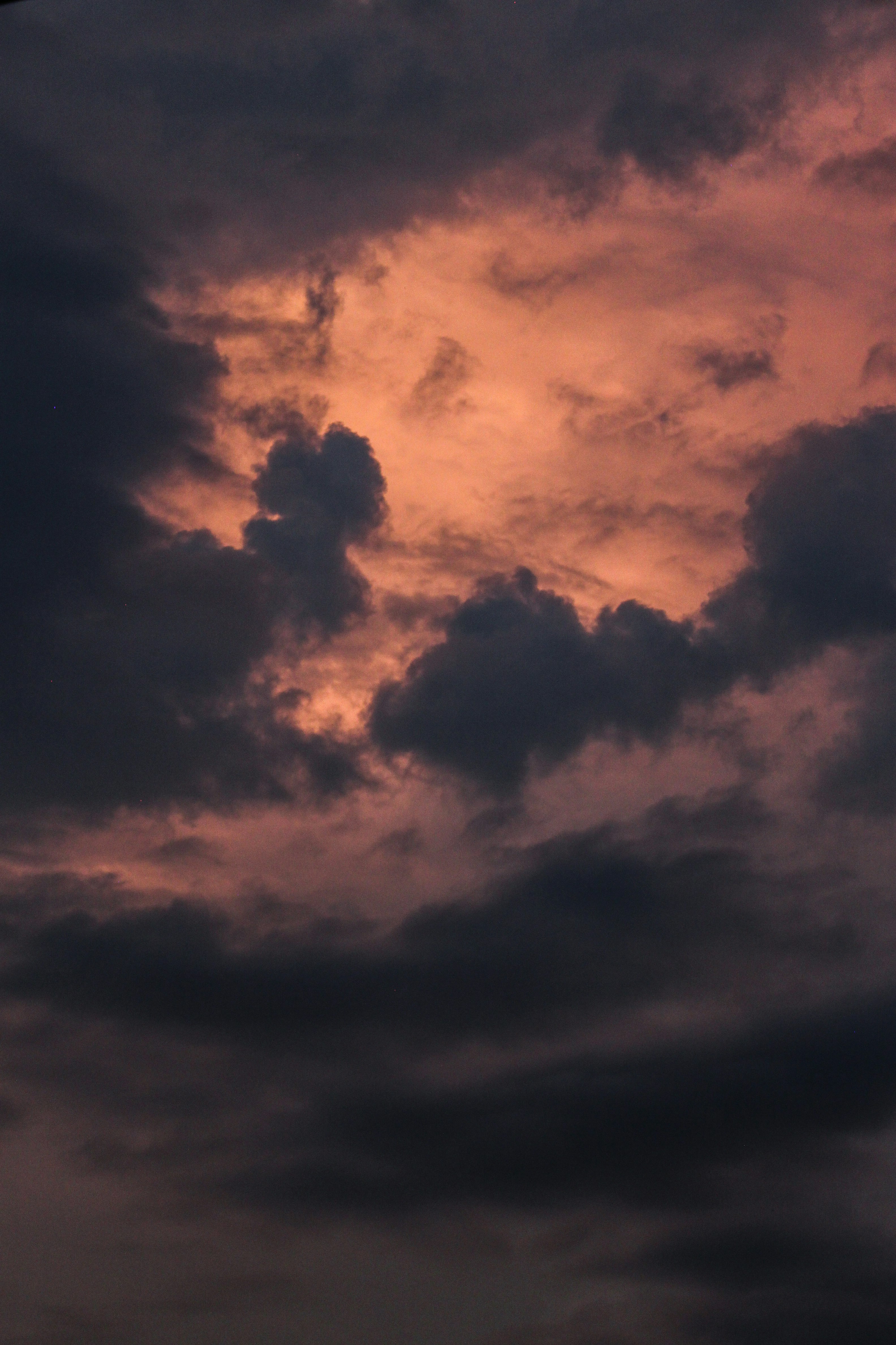 orange and black clouds during sunset